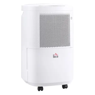 HOMCOM 10L/Day 2.2L WiFi Smart Dehumidifier, Portable Quiet Air Dehumidifier