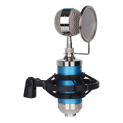 (Blue) Recording Mic Cardioid Condenser Microphone Kit