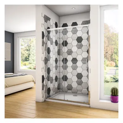 (1400mm) Sliding Shower Enclosure Door Glass Cubicle Screen