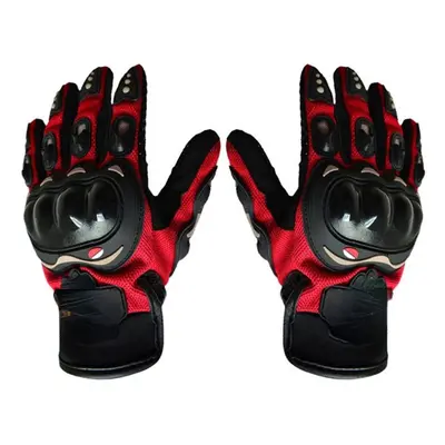 (Red, L) Motorcycle Riding Gloves