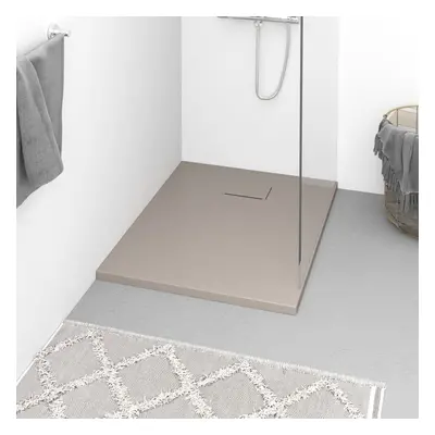 vidaXL Shower Base Tray SMC Brown 90x70 cm Modern Bathroom Shower Receptor