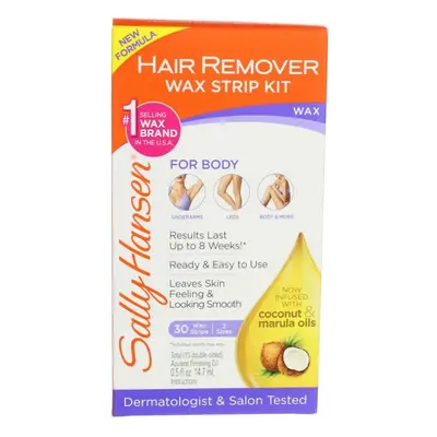 Sally Hansen Hair Remover Wax Strips for Body, Legs, Arms & Bikini