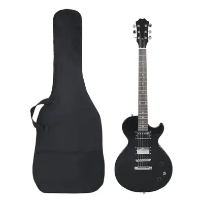 (black, x cm) vidaXL Electric Guitar for Beginner with Bag Acoustic Guitar Brown and Black