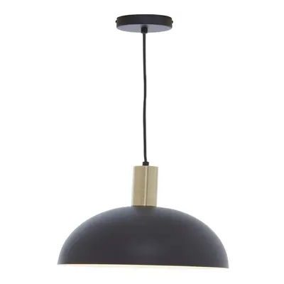 Premier Housewares Leni Black and White Pendant Light