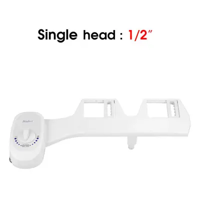 (Single head:1/2") G1/2" 15/16" Toilet Seat Attachment Bathroom Water Spray Non-Electric Mechani