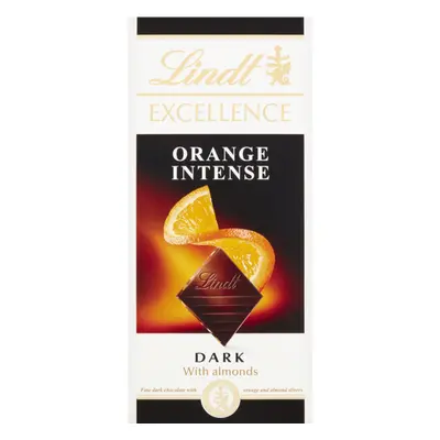 LINDT Excellence Orange Intense Bar 100g (Pack of 20)