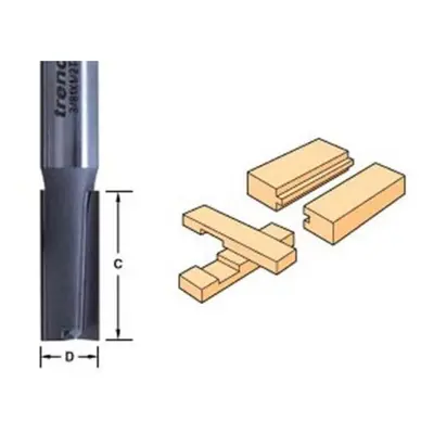 Trend 3/2 X 1/4 Tungsten Carbide Two Flute Cutter