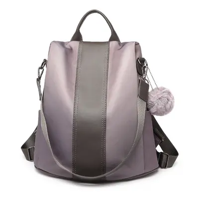 (Grey 1903) Faux Leather Women's Fashion Backpack