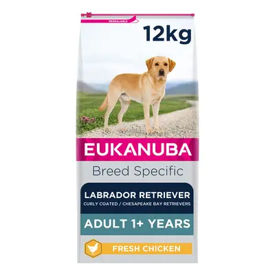 Eukanuba Complete Dry Dog Food for Adult Labrador Retriever Breed Types with Fresh Chicken kg