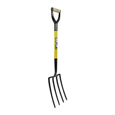 - Professional Solid Forged Contractors Fork - Garden Fork Heavy Duty Professional Site and Gard