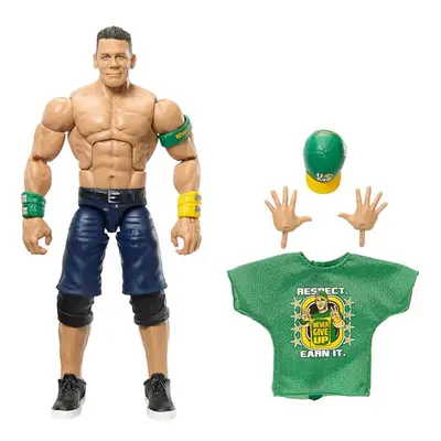 WWE Top Picks Elite Action Figure & Accessories Set, John Cena 6-inch Collectible with Swappable