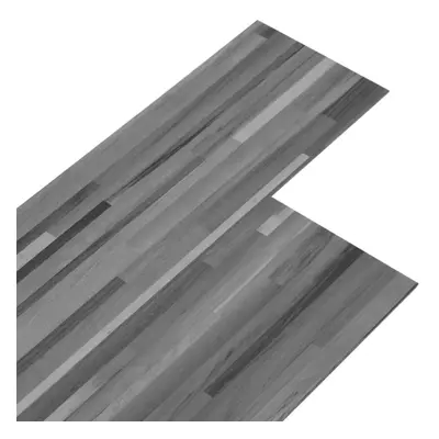 (striped grey) vidaXL Self-adhesive PVC Flooring Planks Underlay Wood Laminate Floor Tiles