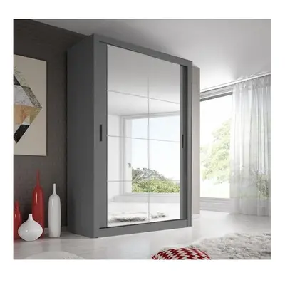 (Grey Matt) Arti - Sliding Door Wardrobe 120cm