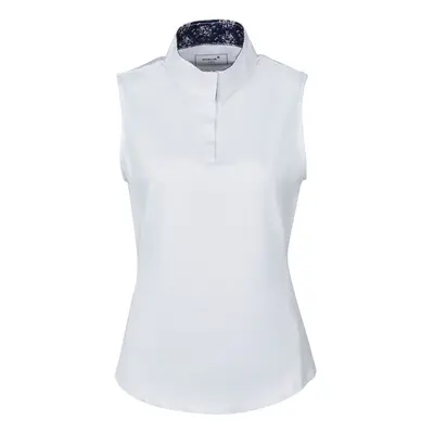 (M, White/Navy) Dublin Womens/Ladies Ria Sleeveless Competition Shirt