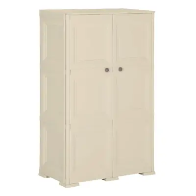 (white, x x cm) vidaXL Plastic Cabinet Storage Cupboard Utility Storage Cabinet Wood Design