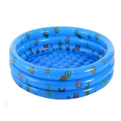 (3#) Inflatable Printing Baby Swimming Pool with Pump Thicken Environmentally Friendly PVC Harml