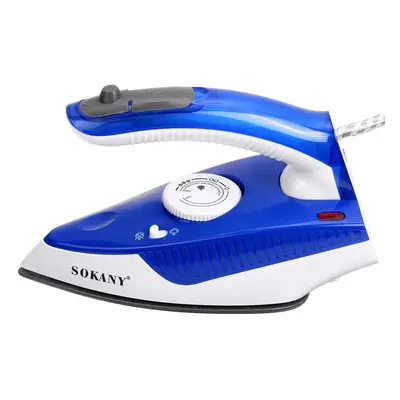 (Blue) Electric Handheld Spray Steam Iron 1000W Clothes Ironing Steamer Ceramic Garment