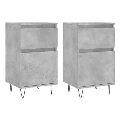 (concrete grey, pcs) vidaXL Sideboard Storage Cabinet Cupboard Side Cabinet White Engineered Woo