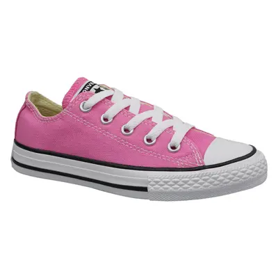 (2.5) Converse C. Taylor All Star Youth OX 3J238C Kids Pink plimsolls