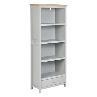 4 Tier Bookcase CLIO Light Grey