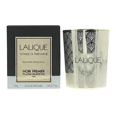 Lalique Candle Noir Premier Plume Blanche 190G