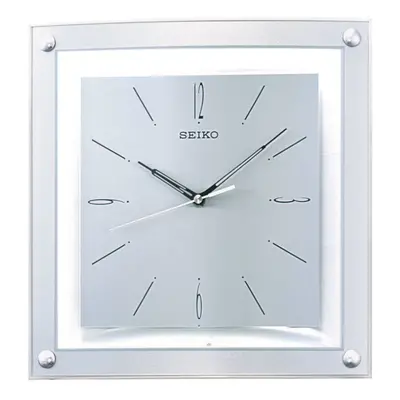 Seiko QXA330S Elegant Analogue Wall Clock - Silver