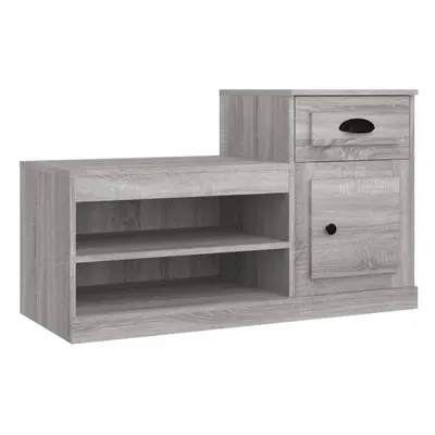 (grey sonoma) vidaXL Shoe Cabinet Shoe Rack Shoe Storage Shelf Organiser Engineered Wood