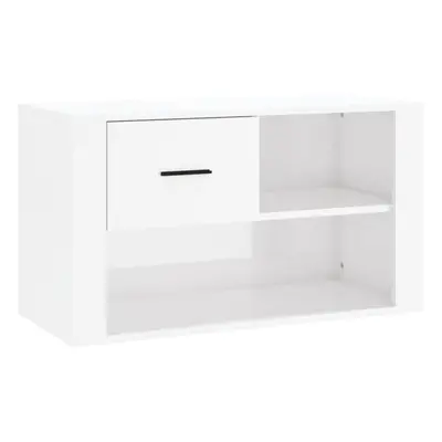 (High gloss white) vidaXL Shoe Cabinet Engineered Wood Shoe Storage Cupboard Rack Multi Colours