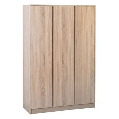 Malvern Door Wardrobe in Sonoma Oak Effect Finish Hanging Rail and Shelving