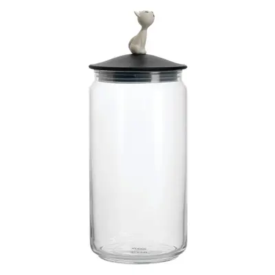 Alessi AMMI22 B Mio' Jar Container, black, black