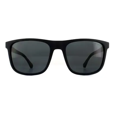 Emporio Armani Sunglasses EA4129 Matte Black Grey Gradient