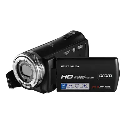 IR Night Vision HD 1080P 16X Digital Video Camera DV Camcorder for Vlog Video Home Photography