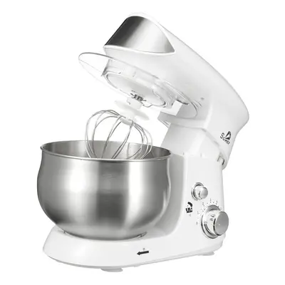 (White) 600W 220V Electric Stand Mixer Machine Whisk Beater Bread Cake Baking Cooking