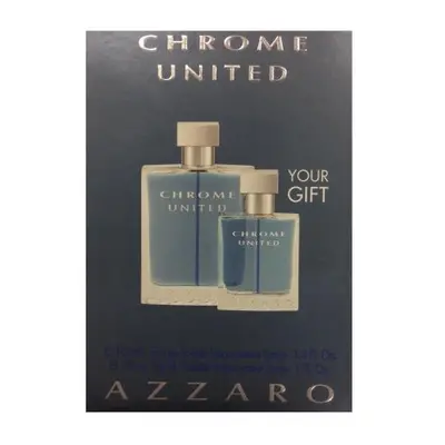 Azzaro Chrome United Pcs Set: 3.4 Edt Sp + Oz Edt Sp