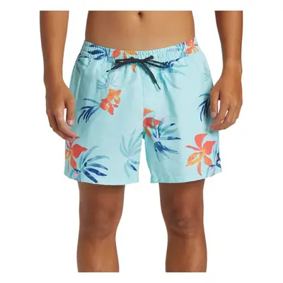 (S, Limpet Shell) Quiksilver Mens Everyday Mix Volley 15" Swim Swimming Trunks Shorts