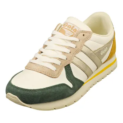 (7) Gola Daytona Quadrant Womens Fashion Trainers in Off White Multicolour