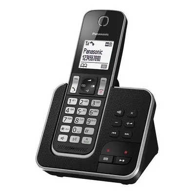 Panasonic Cordless Phone with Answering Machine DECT and Hands Free KX-TGD320EB