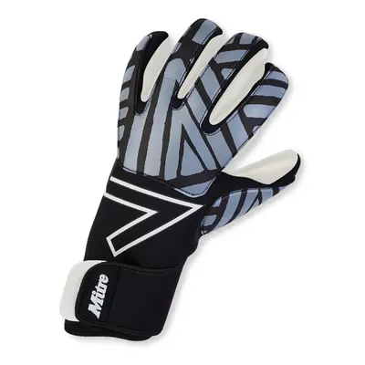 (10, Black/White) Mitre Unisex Adult Impel Goalkeeper Gloves