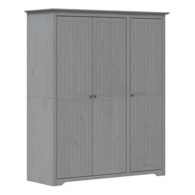 (grey, 151.5 x x 176.5 cm) vidaXL Wardrobe Closet Clothes Storage Organiser Room Armoire Solid W