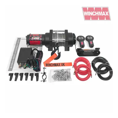 3,000lb (1,361kg) 24v Military Grade Winch. 15.5m x 5mm Dyneema Rope.