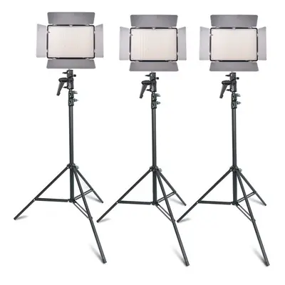 LED Video Light in Kit Photography Lighting Bi-color Photo Lamp Dimmable 3200K/5600K Studio Lamp