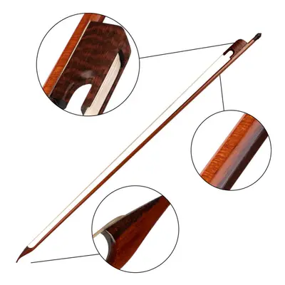 Professional Violin/Fiddle Bow 4/4 Snakewood Bow Baroque Style Snakewood Frog White Mongolia Hor