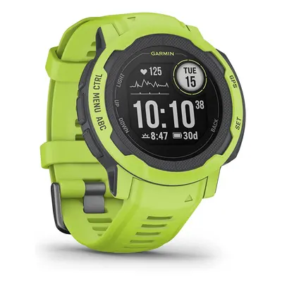 Garmin Instinct Rugged GPS Smartwatch, Electric Lime