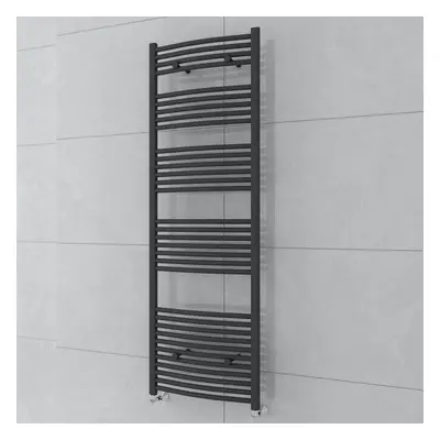 Fjord x 600mm Curved Grey Towel Radiator