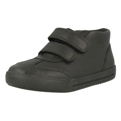 (UK 7.5 Infant, Black) Boys Clarks Hi Top School Shoes Mini Idol - F Fit