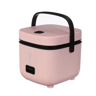 (White) Rice Cooker 200W 1.2L Capacity Non-Stick Coating Portable Rice Cooking Machine Steamer