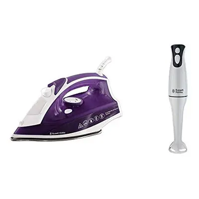 Russell Hobbs Supreme Steam Traditional Iron 23060, W - Purple/White & Hobbs Food Collection Han