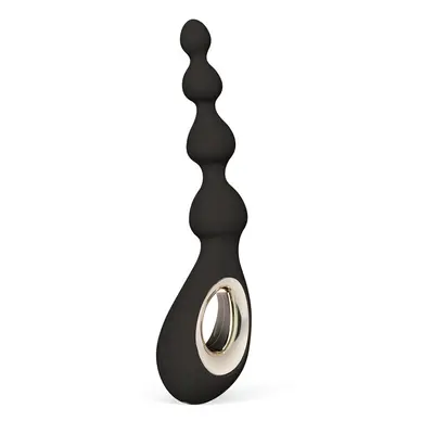 (Black) LELO SORAYA Beads Vibrating Anal Beads Massager With Bow-Motion Technology and Vibrating