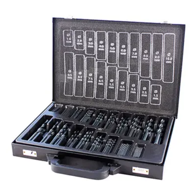 Timco Roll Forged Jobber Drill Bits Set HSS - 170pcs (1 Pack)