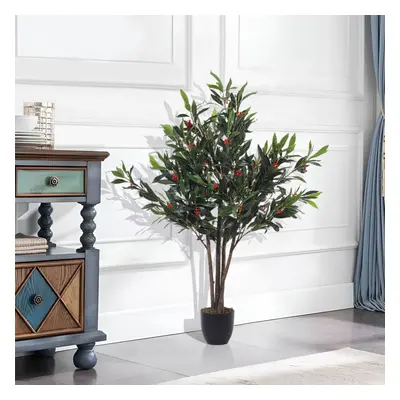 120cm Artificial Olive Tree Decorative Plant in Planter